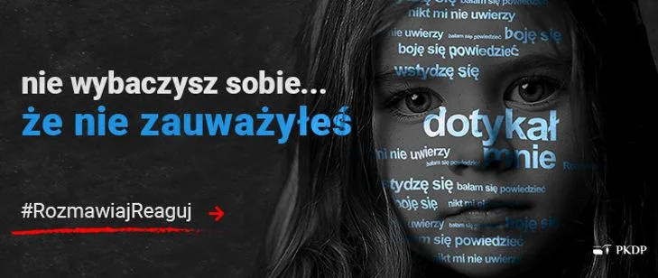 Stop przemocy seksualnej wobec dzieci.