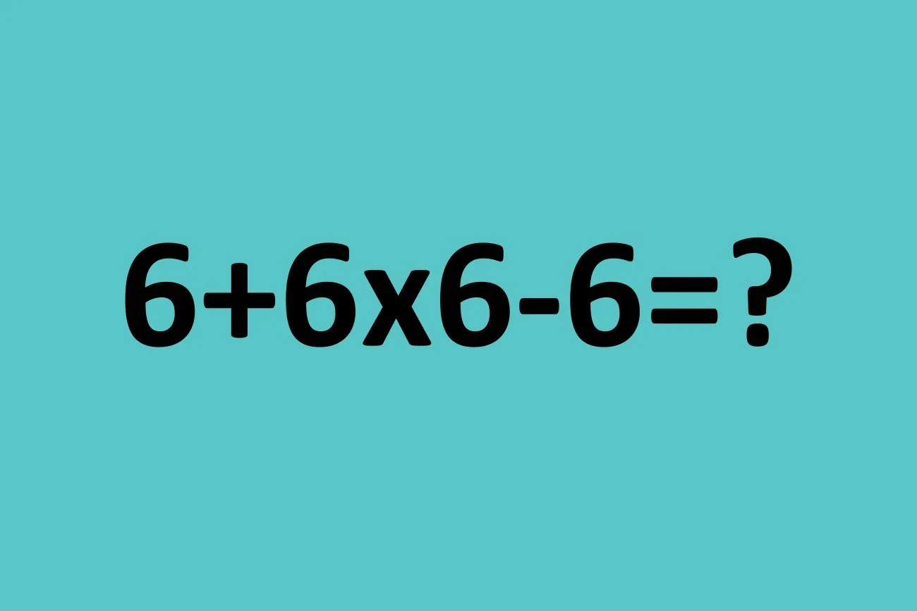 Działanie 6+6x6-6=?