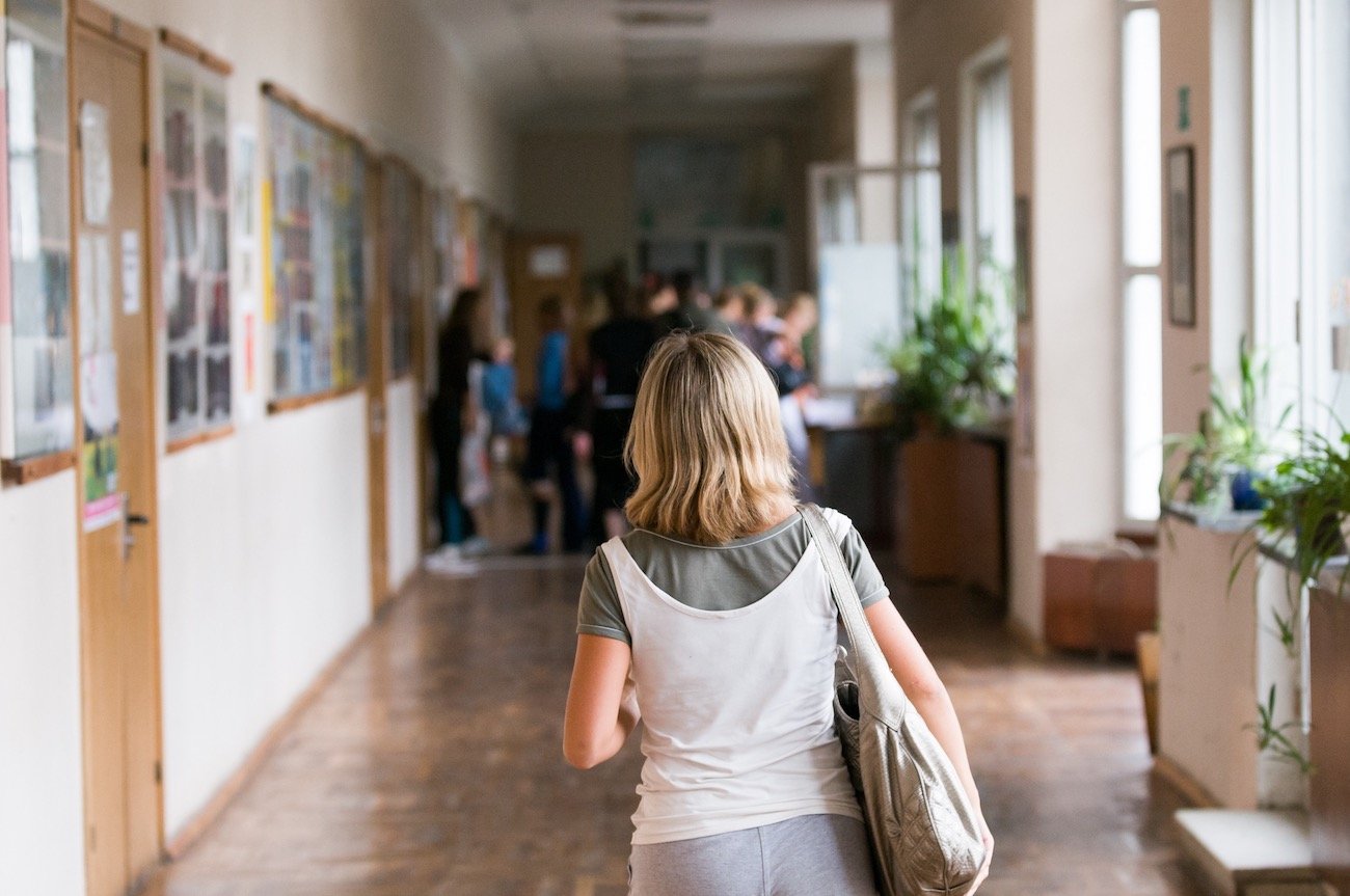 Przemoc nauczycielska w szkole.