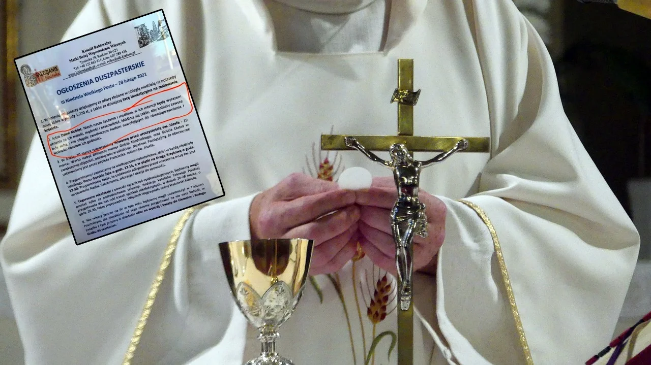 Księża z Krakowa złożyli szokujące życzenia na dzień kobiet.