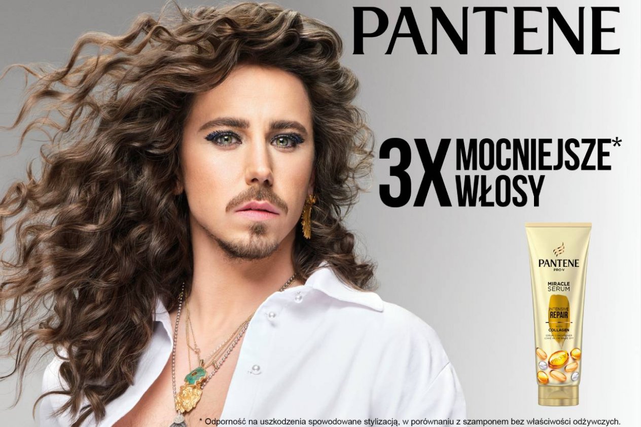 michał szpak, pantene, kosmetyki do włosów