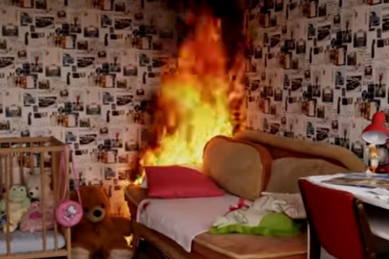 Jak przygotować dziecko na pożar w domu.