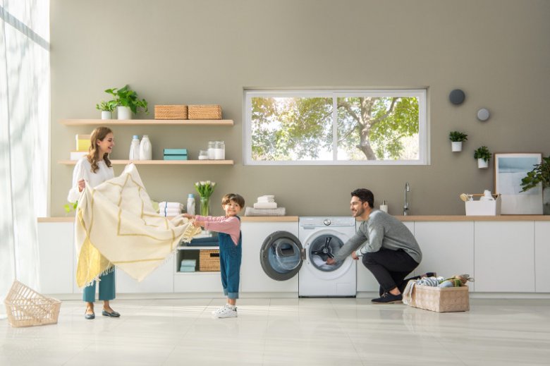 Marzenie o czystym praniu wykonanym szybko i bez niepotrzebnych strat energii pomoże ziścić system EcoBubble