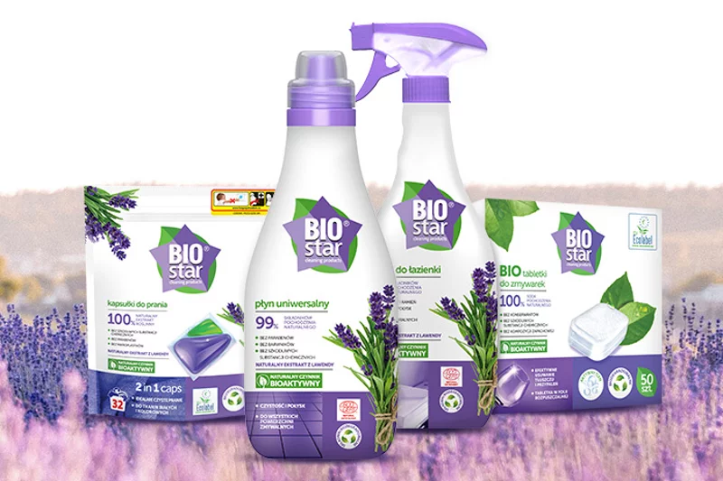 BIOstar cleaning products, innowacyjną linia naturalnych produktów czyszczących