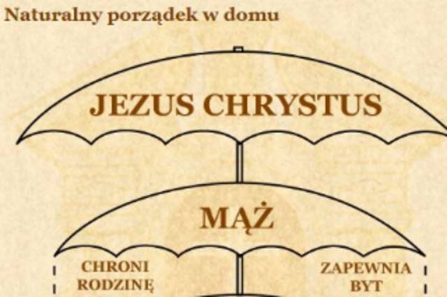 Metafora parasola a układ w rodzinie