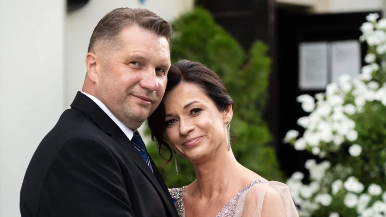 Na zdjęciu Przemysław Czarnek z żoną Katarzyną