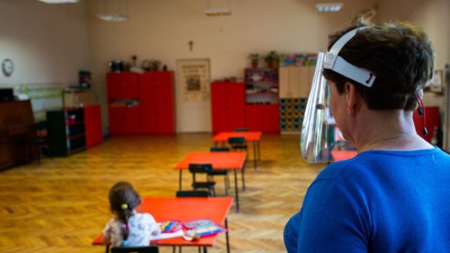 Dzieci boją się surowej i wymagającej pani z przedszkola