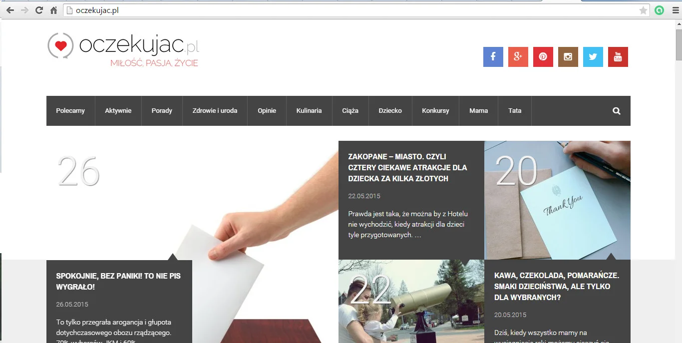 Fot. Screen ze strony [url=http://oczekujac.pl/]Oczekując[/url]