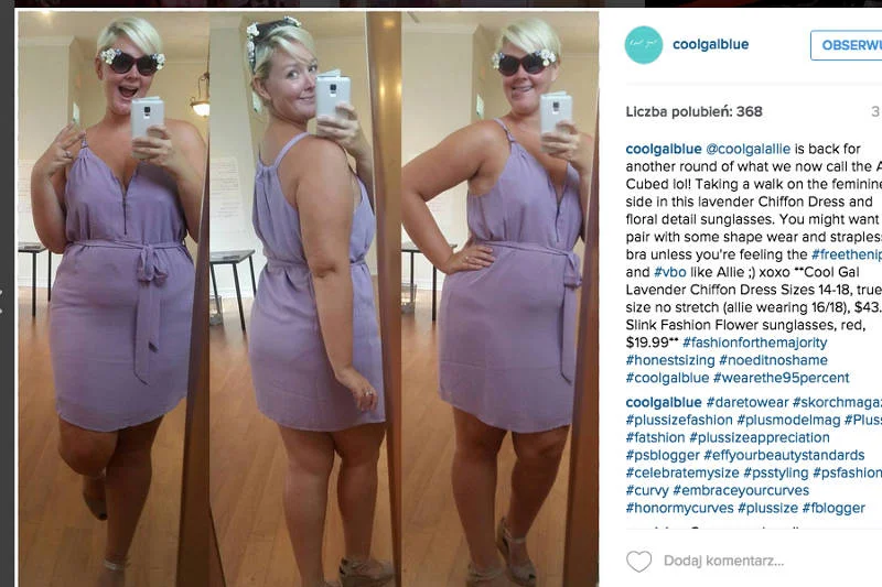 Ta dziewczyna wygląda świetnie. Nikt nie patrzy na jej wystający brzuch, tylko na pewność siebie i seksapil