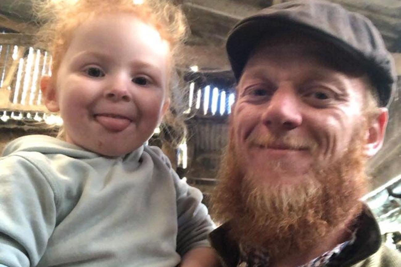 Jamie z ukochaną córeczką.