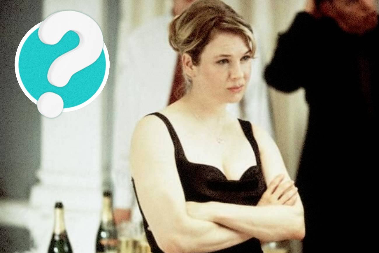 Kadr z filmu "Dziennik Bridget Jones".