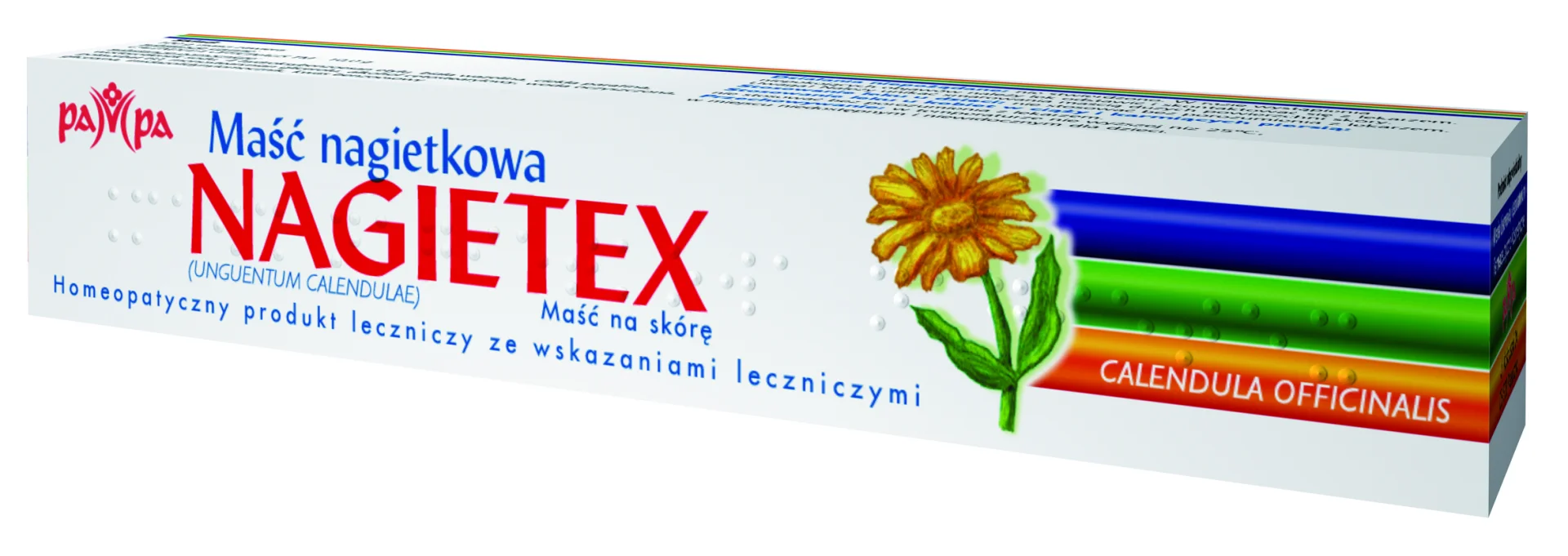 Tak wygląda maść nagietkowa Nagietex.