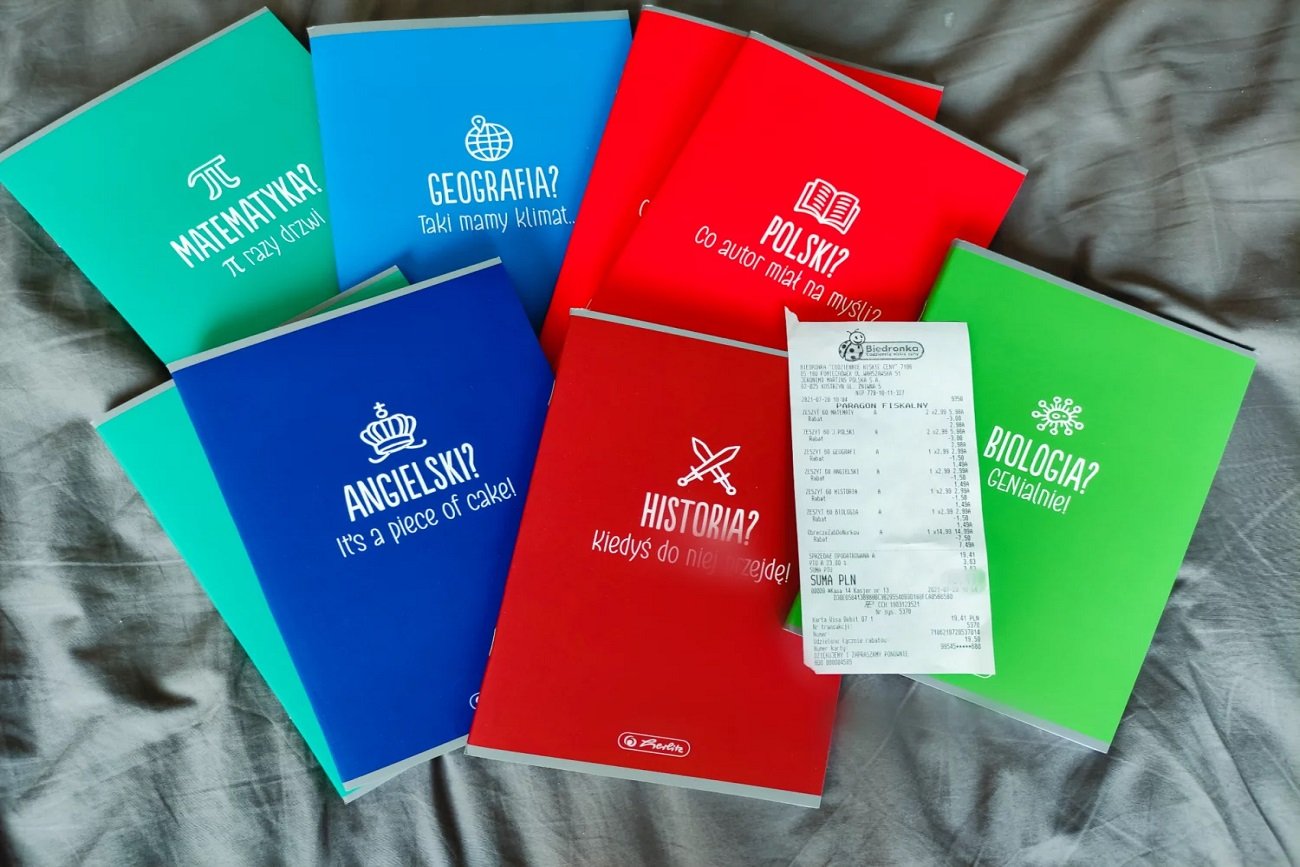 wyprawka szkolna, ile kosztuje wyprawka 2022/2023, wyprawka do szkoły, promocja na zeszyty