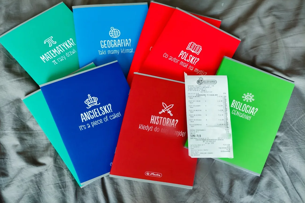 wyprawka szkolna, ile kosztuje wyprawka 2022/2023, wyprawka do szkoły, promocja na zeszyty