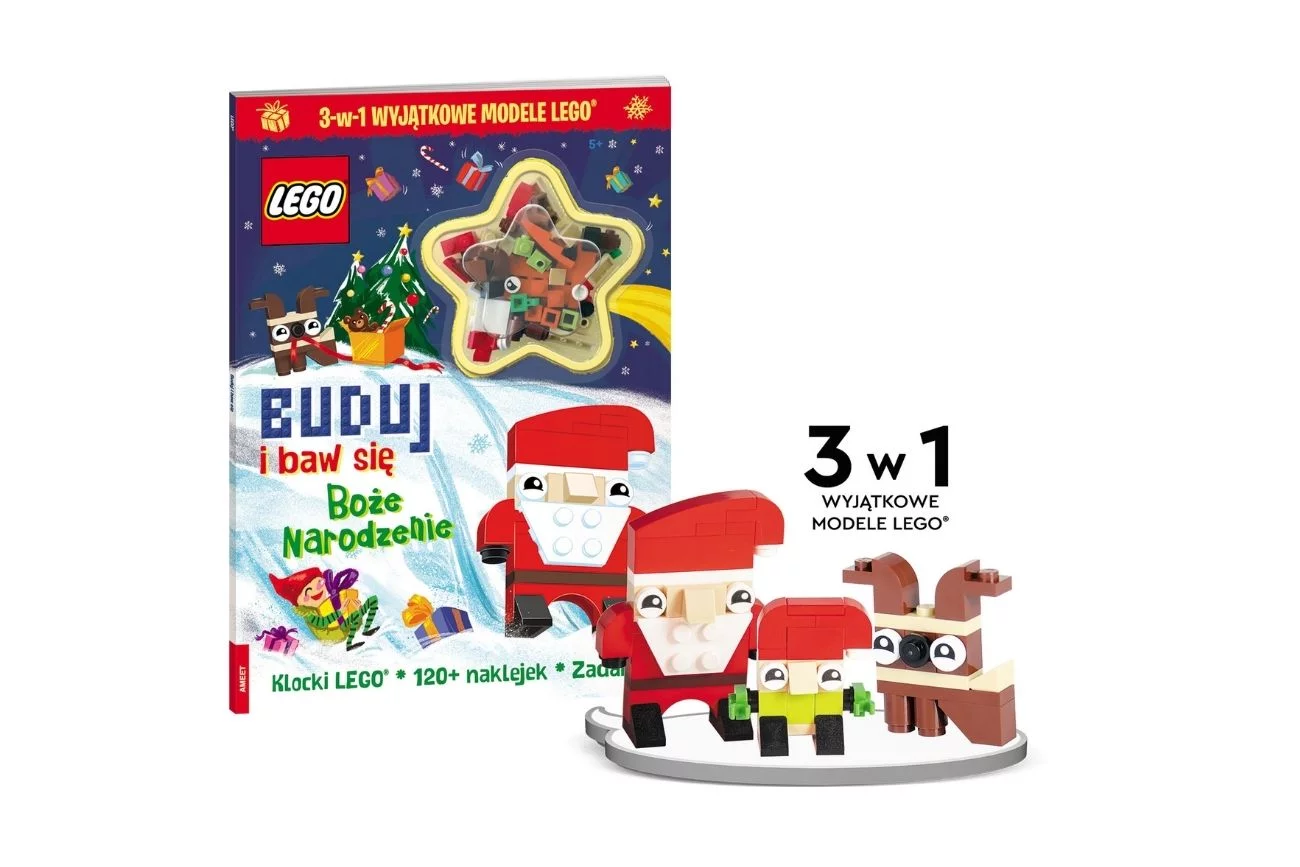 Książka 3w1 "LEGO®. Buduj i baw się. Boże Narodzenie"