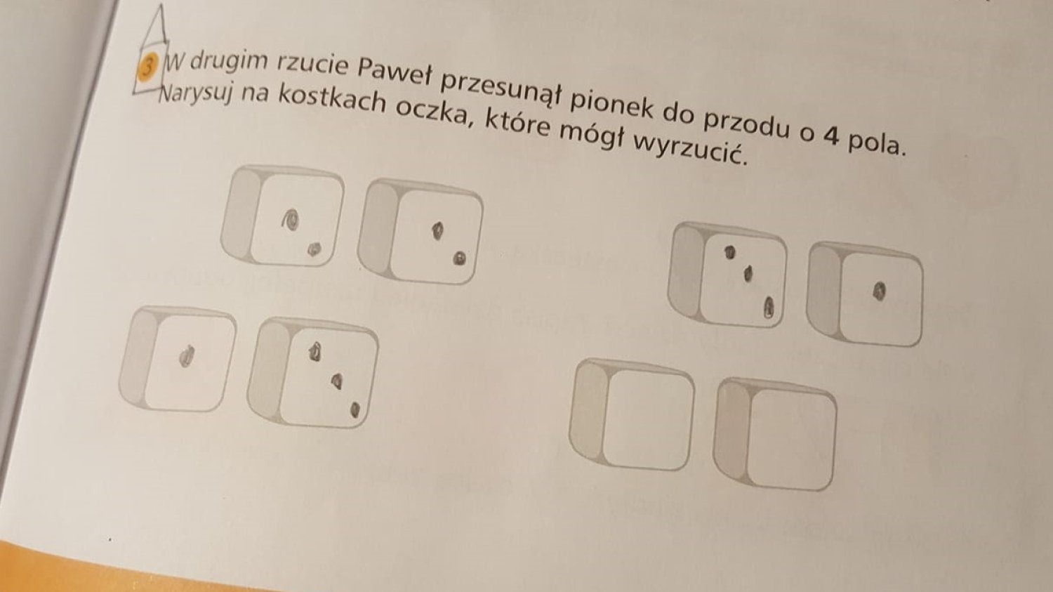 Zadanie z kostkami zadziwiło rodziców