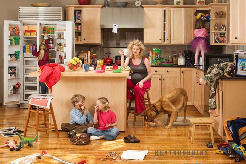 Mama zrobiła eksperyment i przestała sprzątać