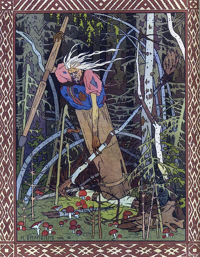 Baba Jaga straszyła dzieci nie tylko w okolicy Łysej Góry, gdzie odbywały się Zloty Czarownic.