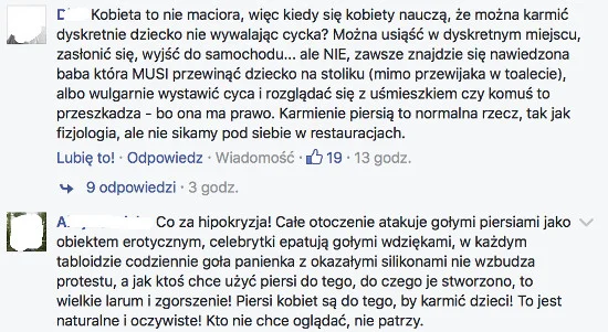 Temat publicznego karmienia piersią wzbudza wiele emocji
