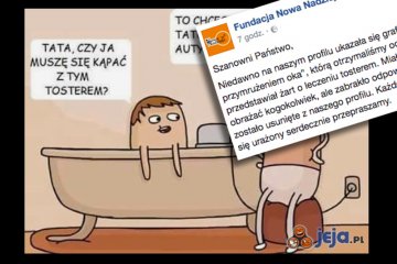 Czy taki obrazek powinien znaleźć się w ramach "żartu" na stronie Fundacji?