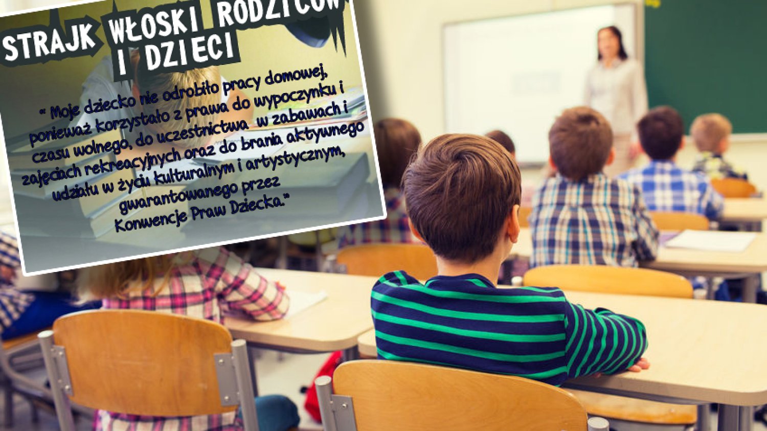Strajk włoski rodziców i dzieci