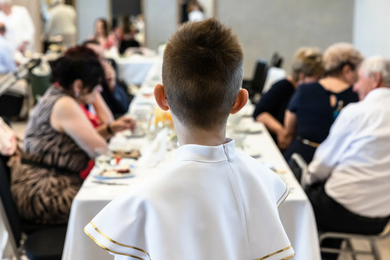 Przyjęcie komunijne w restauracji
