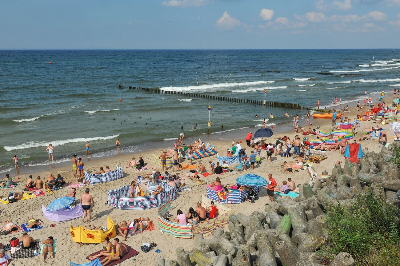 plaża nad Bałtykiem