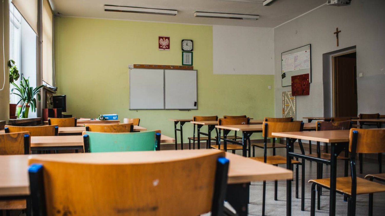 Pusta klasa lekcyjna Pusta klasa lekcyjna