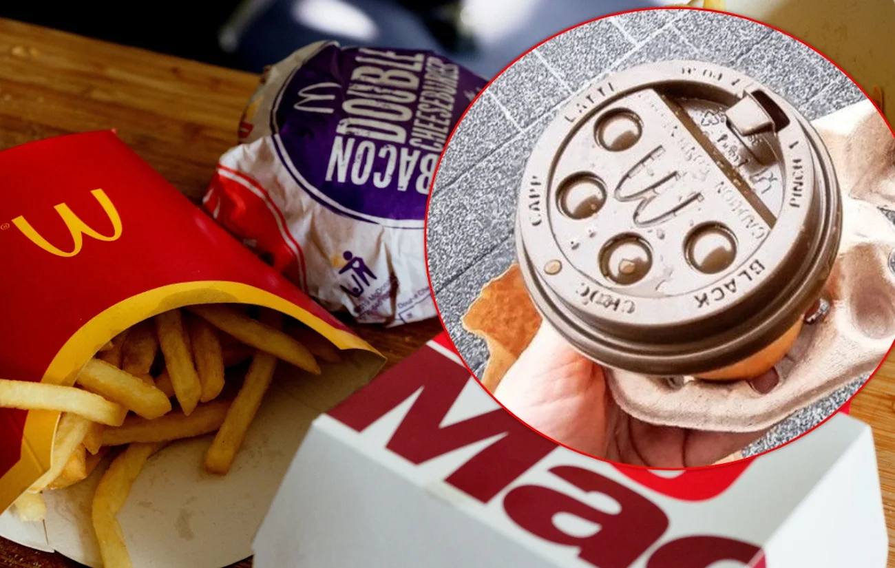 Do czego służą "bąble" na pokrywkach napojów w McDonaldzie. Odpowiedź