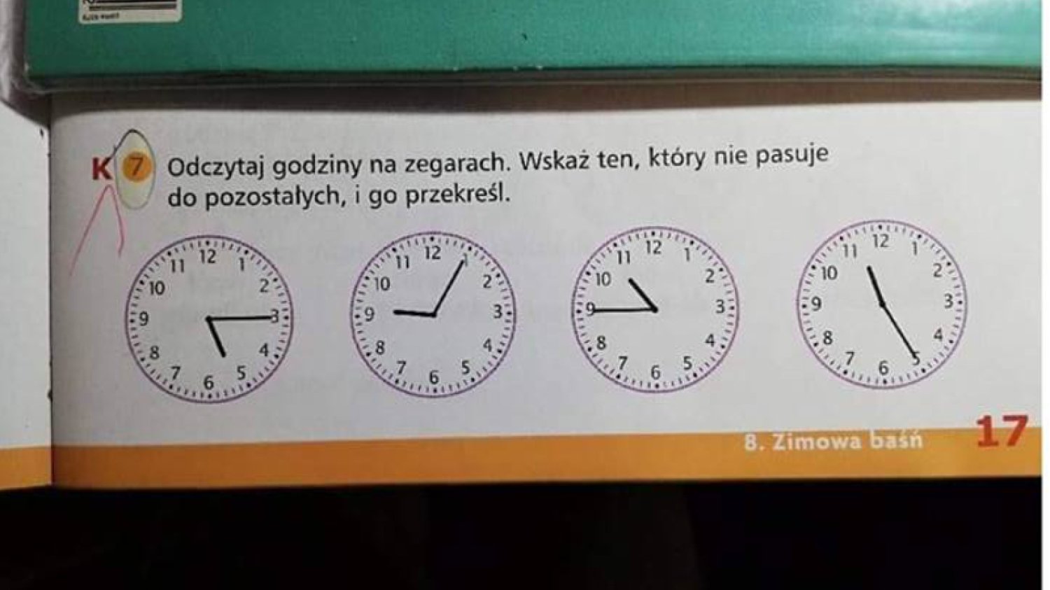 To zadanie dla uczniów 2 kl. podstawówki