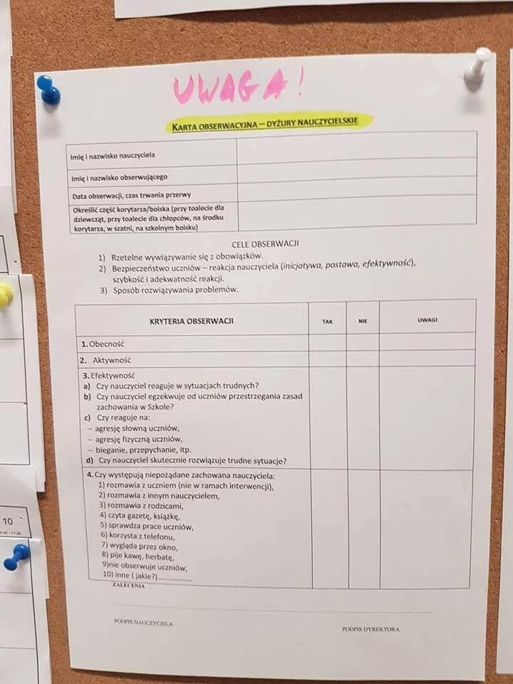 Taka karta obowiązuje w jednej ze szkół