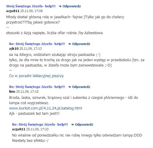 Strój na jasełka? Porady są w internecie