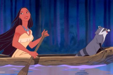 Kadr z animacji Disneya "Pocahontas.