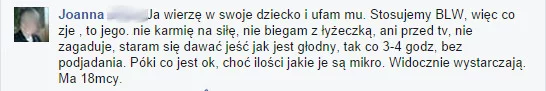 Internetowa dyskusja mam na temat niejadków
