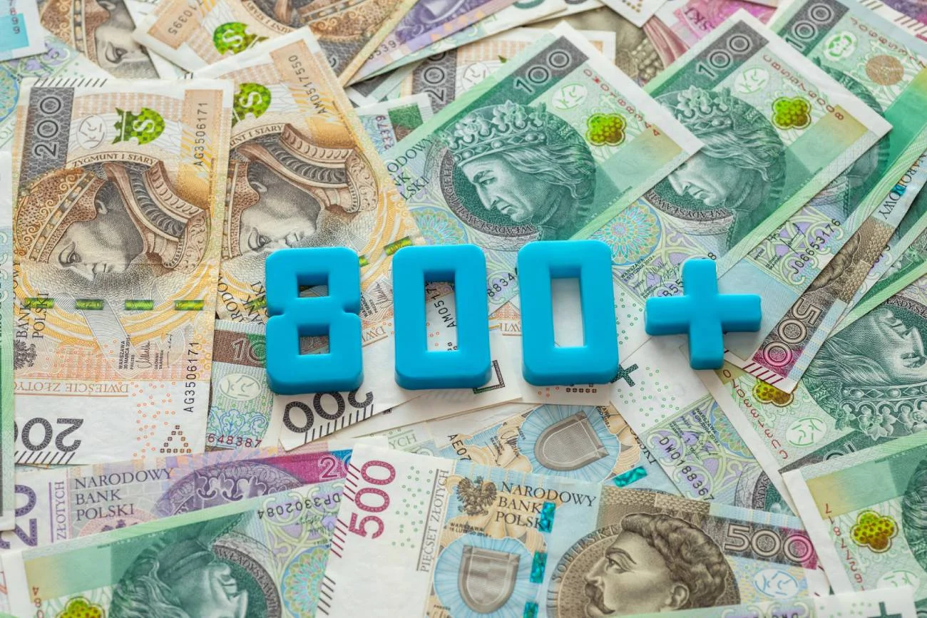 Pieniądze z wypłaty 800 plus.