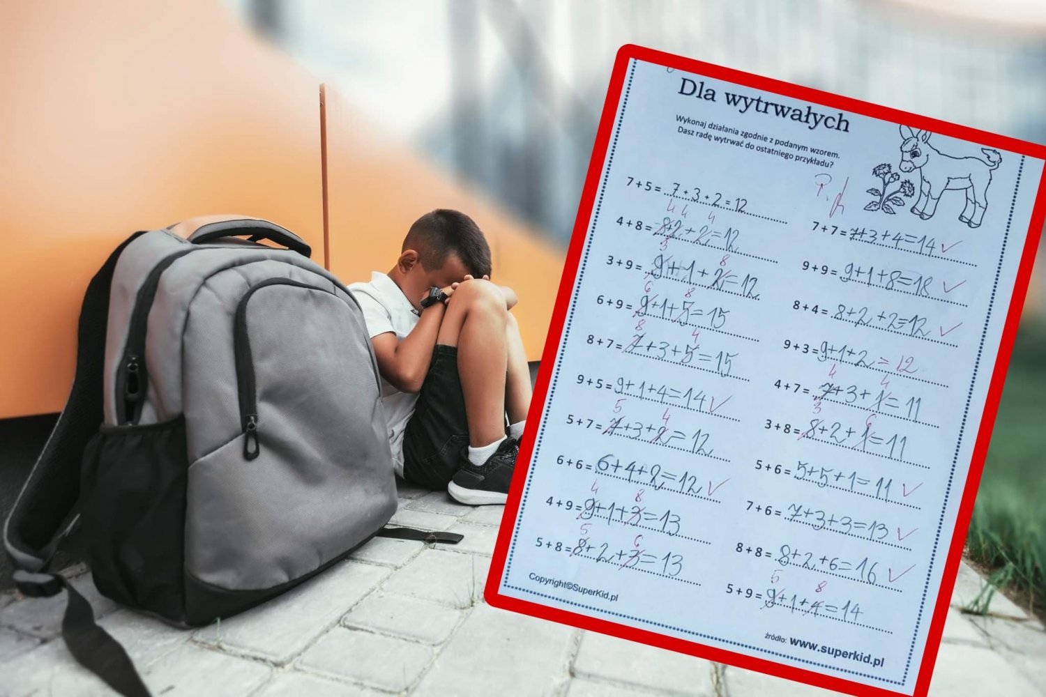 W szkołach nic się nie zmienia: dostał złą ocenę za prawidłowe dodawanie