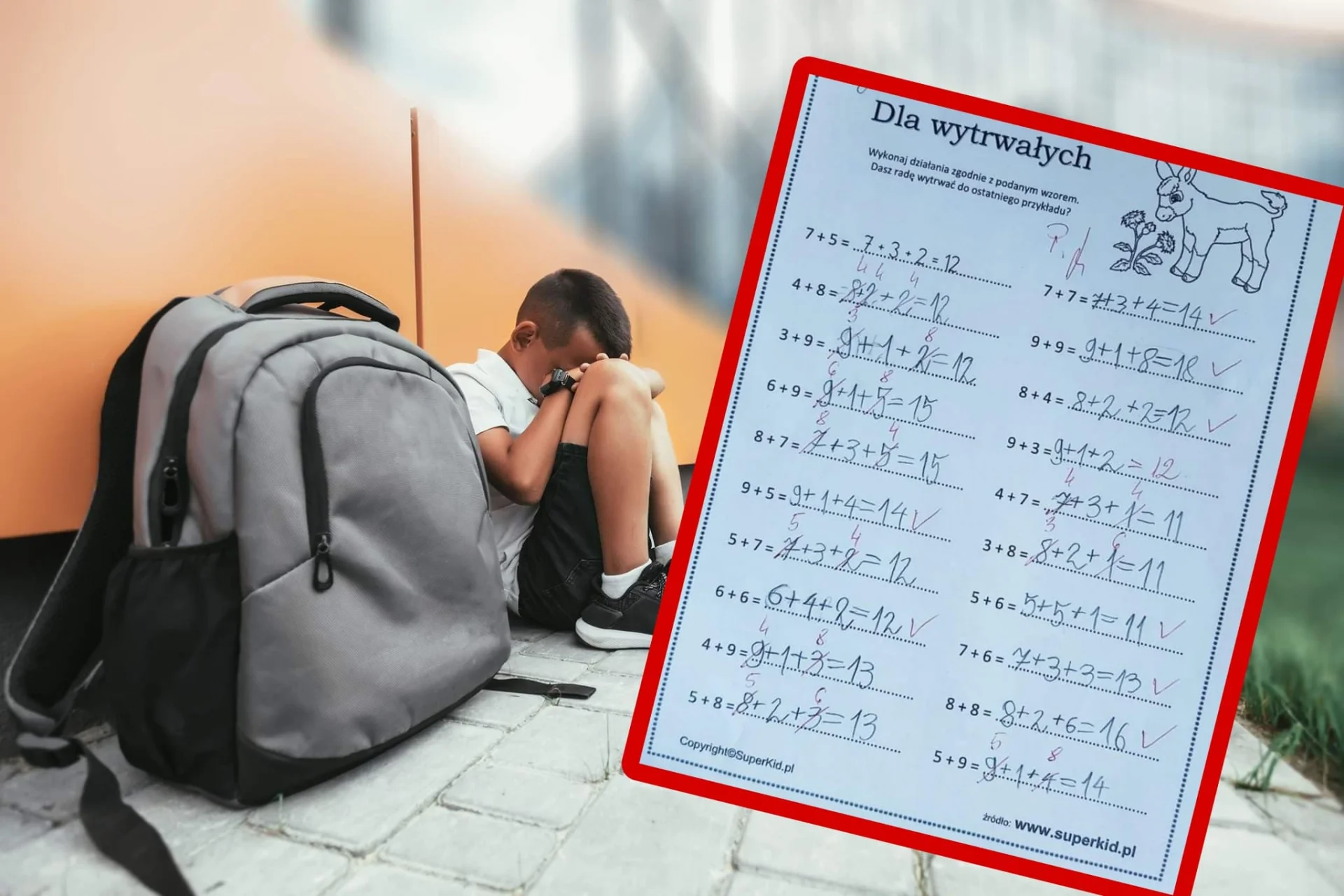 W szkołach nic się nie zmienia: dostał złą ocenę za prawidłowe dodawanie
