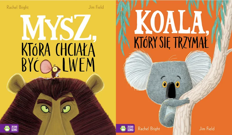 Wydane przez Zieloną Sowę książki takie jak ''Mysz, która chciała być lwem'' i ''Koala, który się trzymał'' to dobre przykłady picturebooków, których barwne historyjki przemycają ważne treści