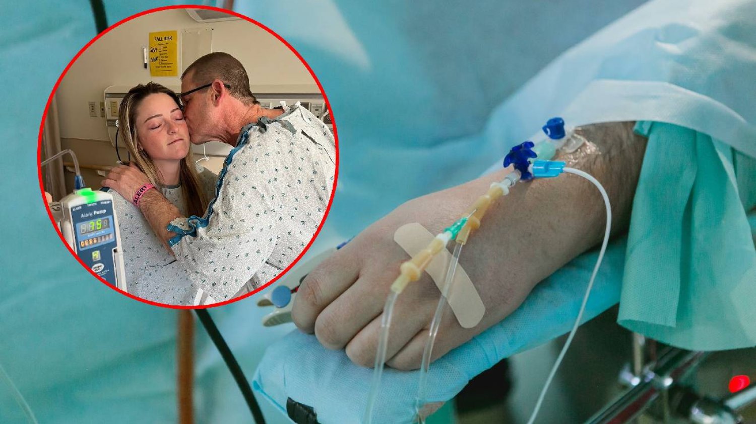 przeszczep, przeszczep nerki, chore nerki, ojciec i córka, poświęcenie dla rodzica