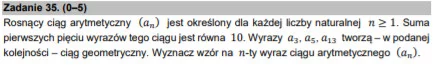 Zadania otwarte próbna matura z matematyki 2021 marzec