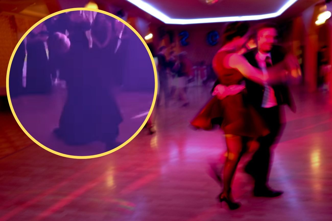 ksiądz tańczy na studniówce