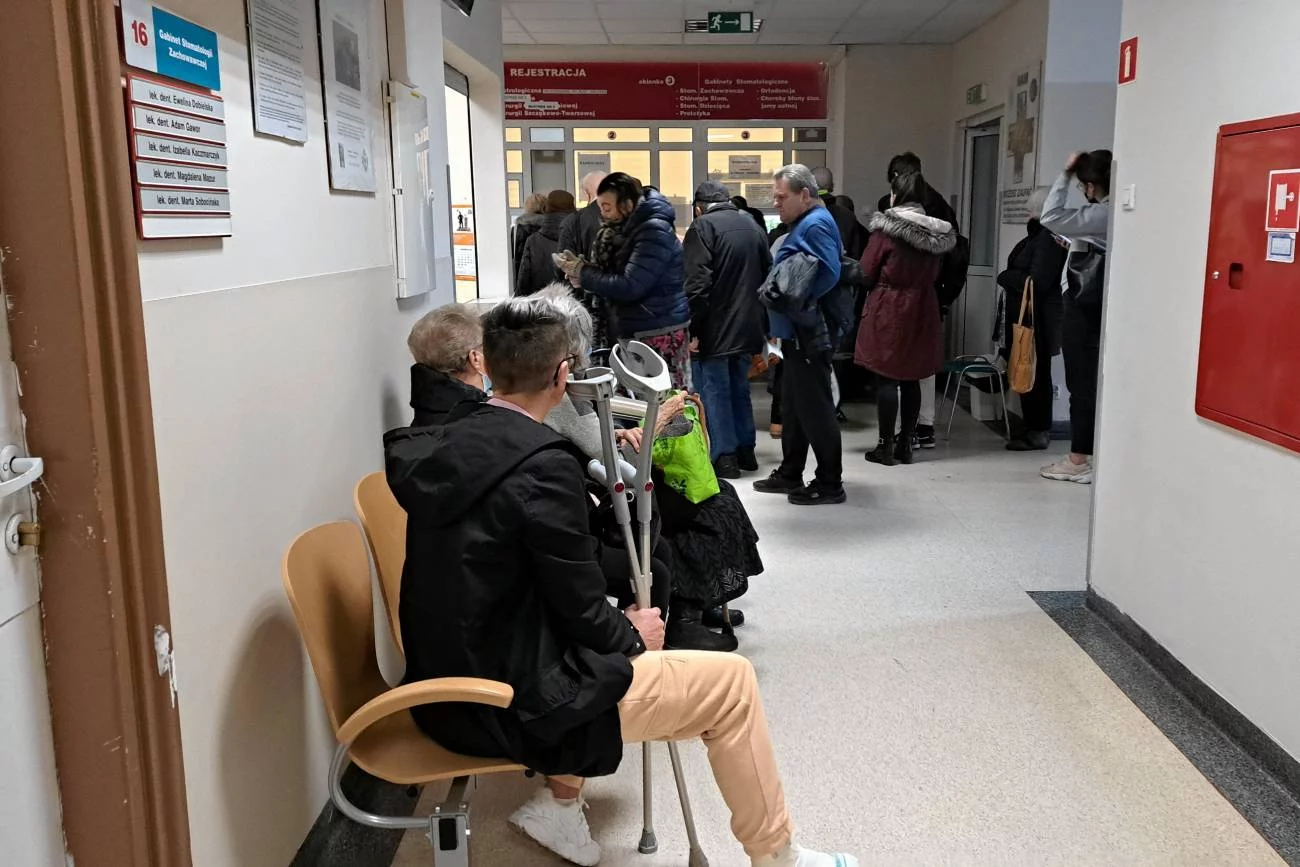 Kolejka w przychodni
