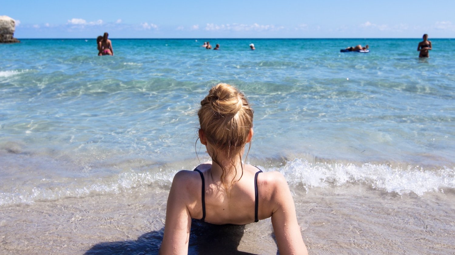 kobieta na plaży