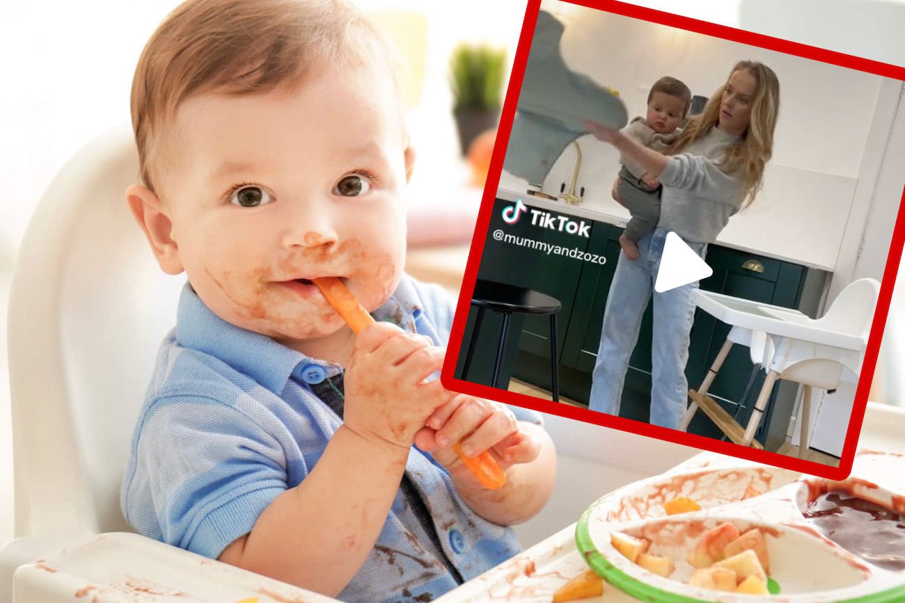 Pokazała, jak dokładnie i bez wysiłku wyczyścić krzesełko Antilop z IKEA.