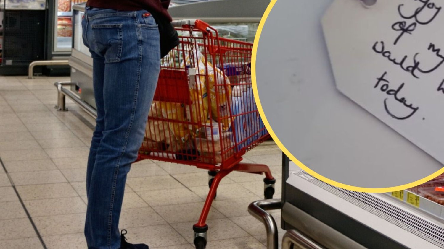 Poruszający liścik w książce