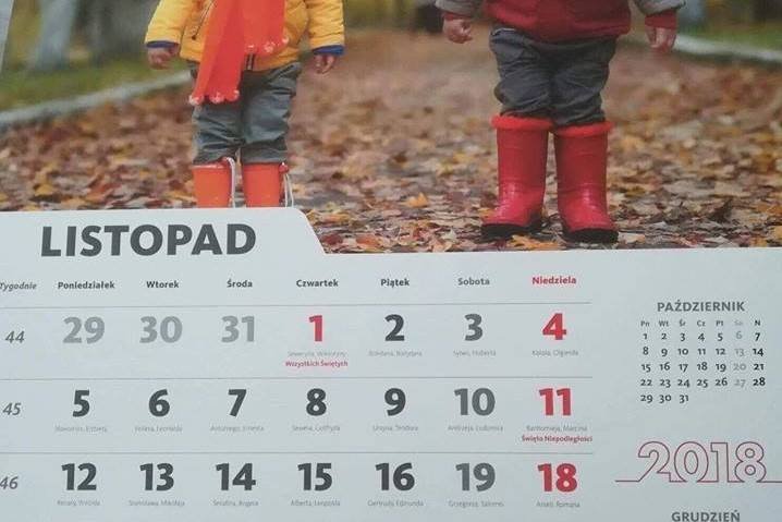 Do kalendarza banku Santander wkradł się błąd – zabrakło jednego dnia