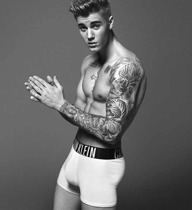Justin Beiber w reklamie Calvina Kleina