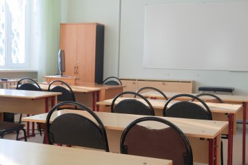 pusta klasa w szkole pusta klasa w szkole