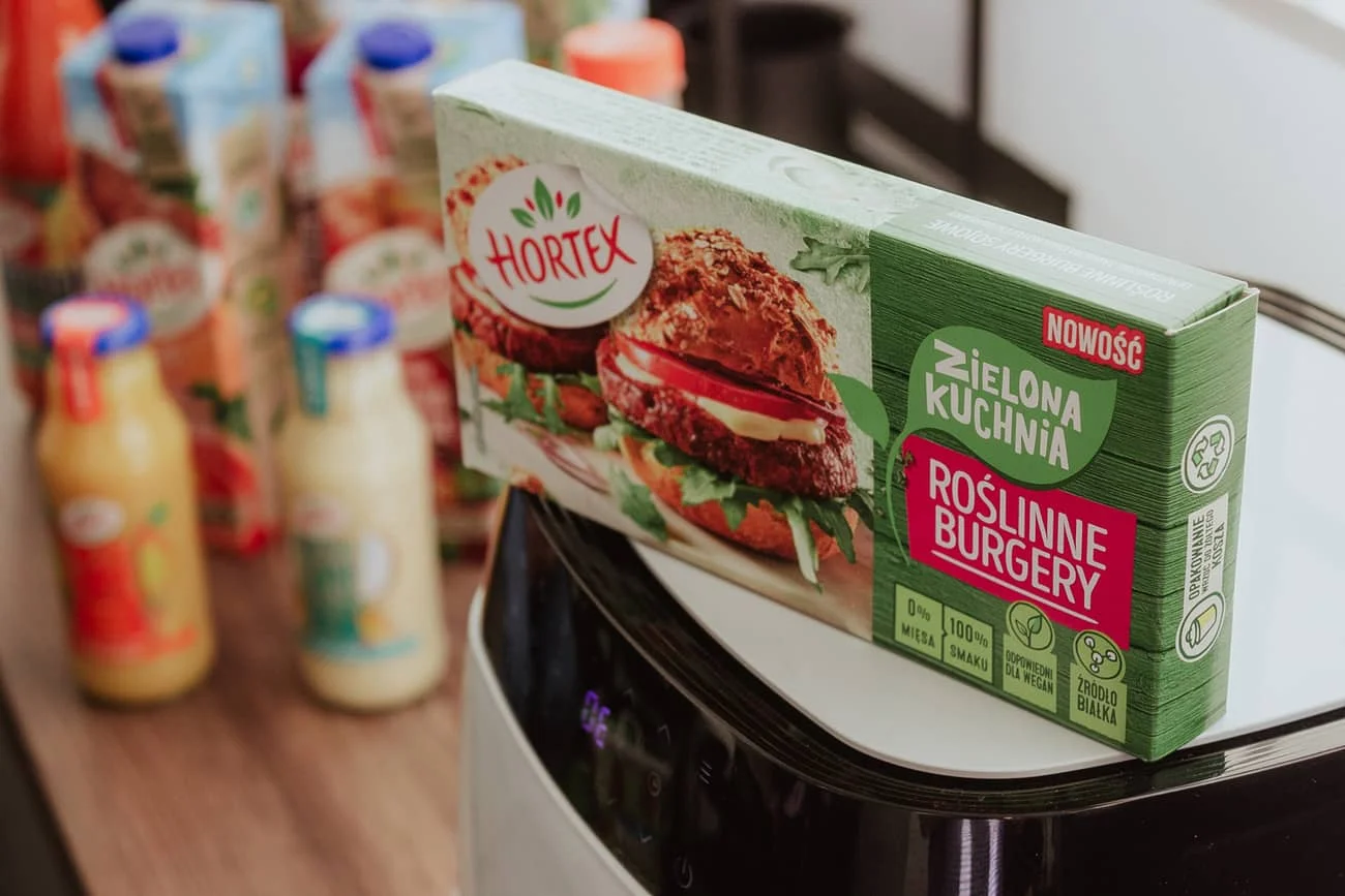 roślinne burgery sojowe Hortex