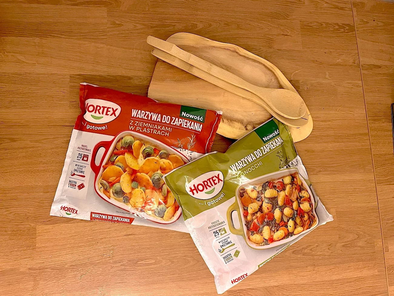 Testowanie nowości od marki Hortex - Warzywa do zapiekania.